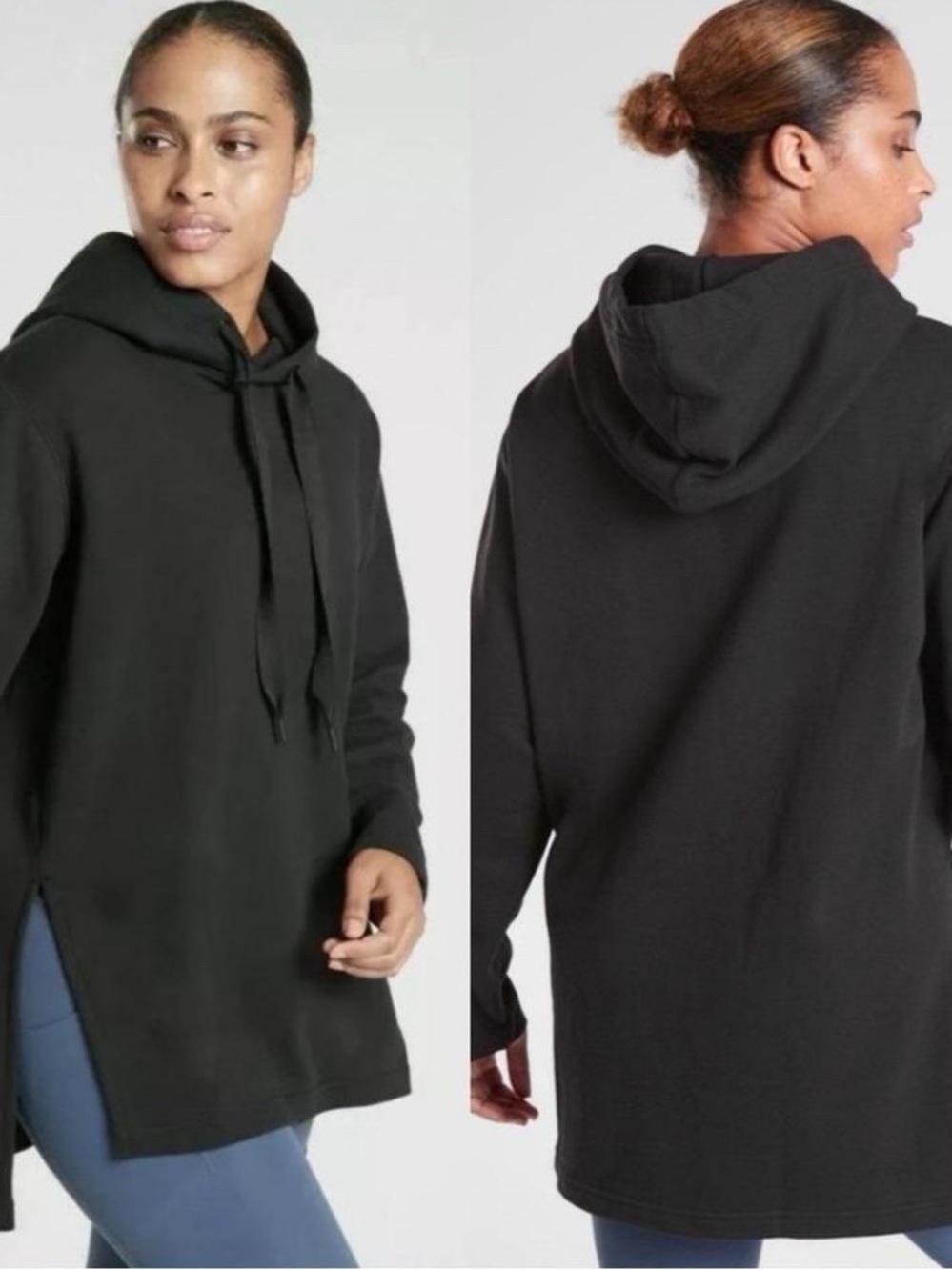 Athleta Yogi High Low Tunic Sweatshirt